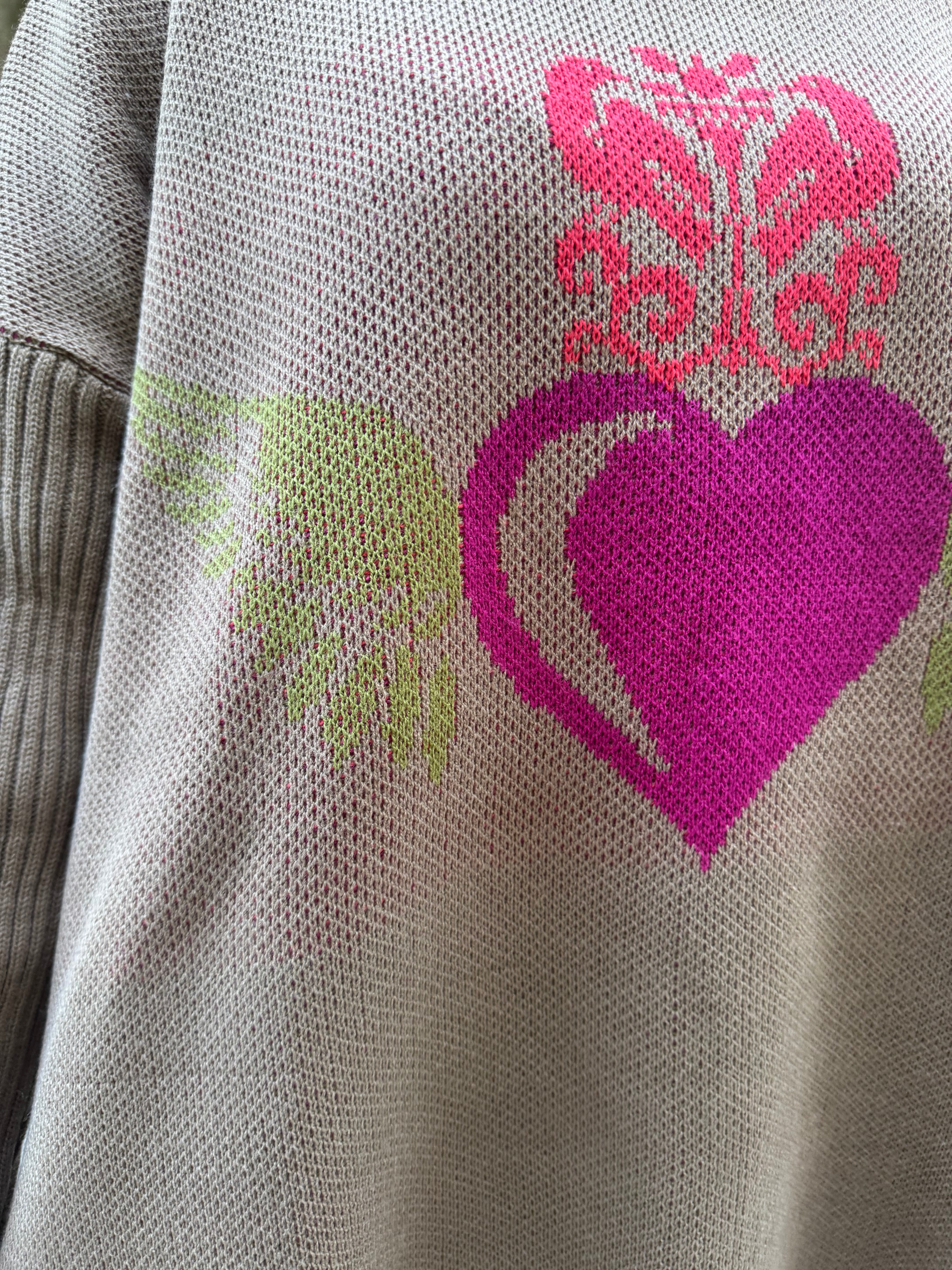 Sweater Corazón Café Moca