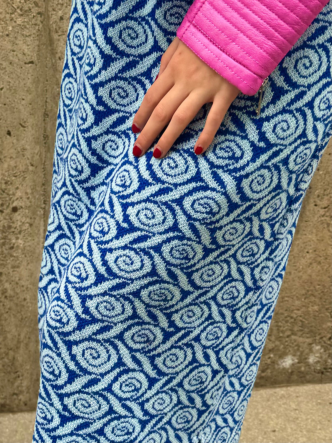 Falda de Hilo Celeste