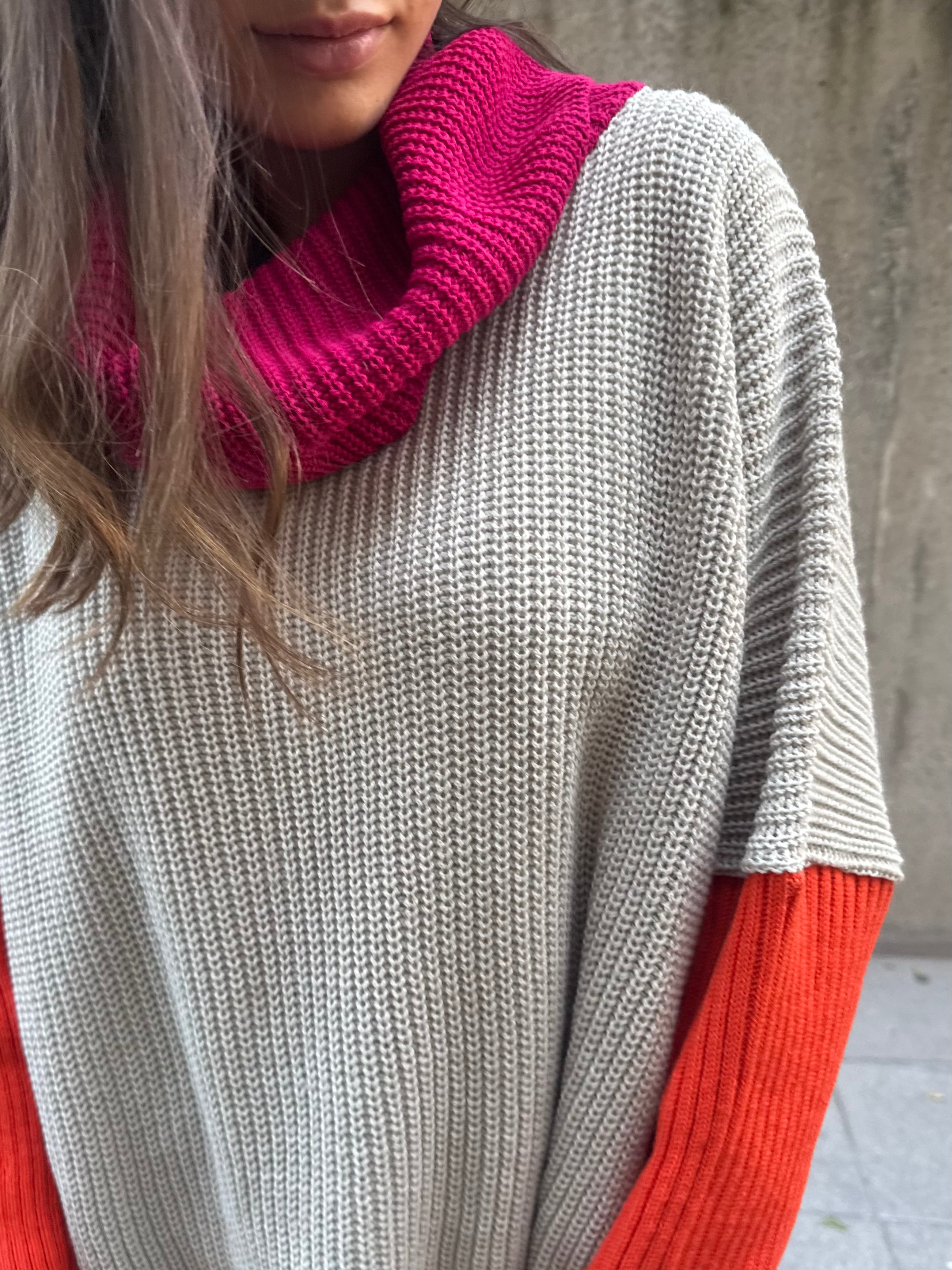 Sweater Básico Tricolor Arena