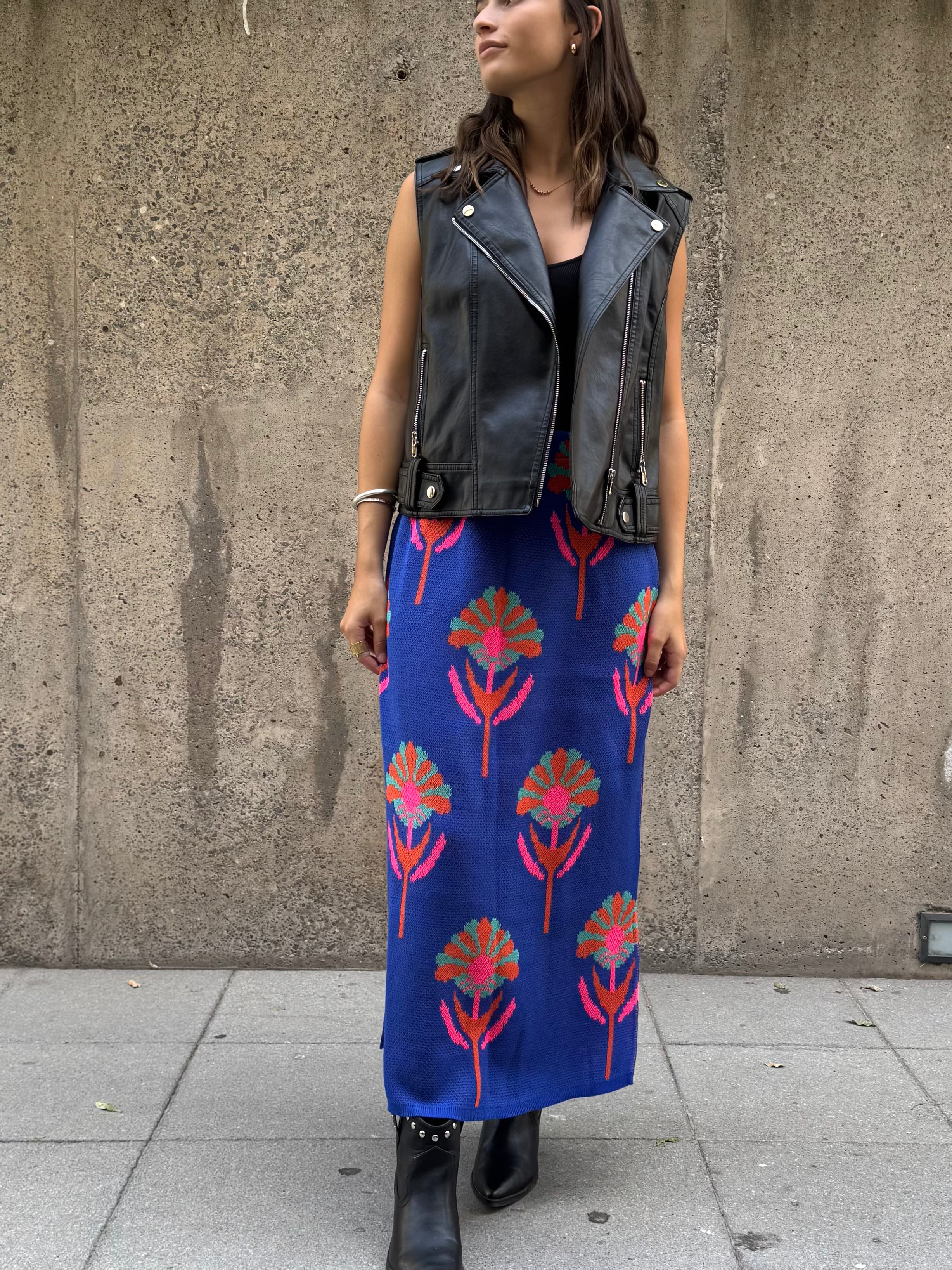 Falda de Hilo Azulina