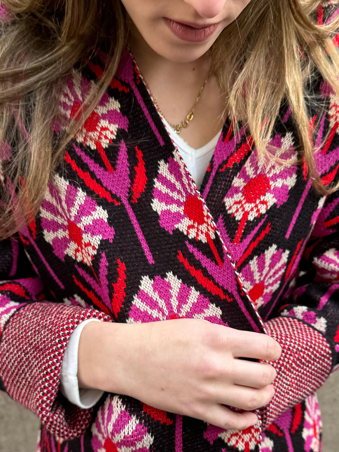 Chaleco Flor de León Negro